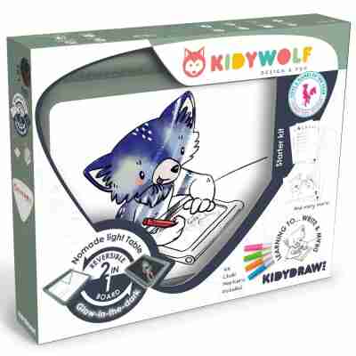Ptit Loustic – Magasin de jeux et jouets à Saint-Étienne 1 Boîte de la tablette lumineuse Kidydraw Pro Kidywolf