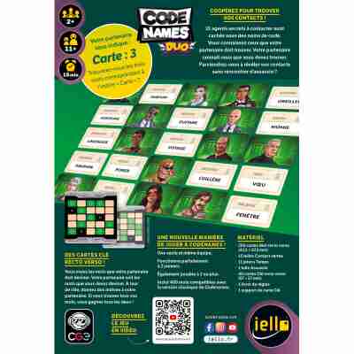 Ptit Loustic – Magasin de jeux et jouets à Saint-Étienne 4 Exemple de partie du jeu de société Codenames Duo