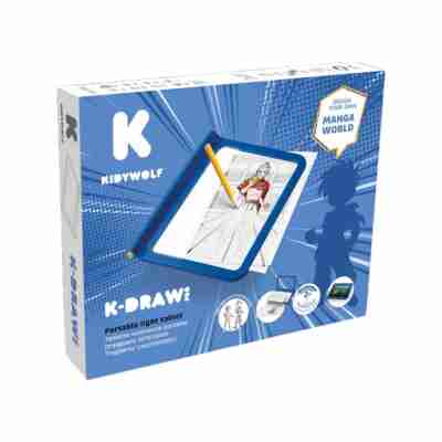 Boîte de la tablette lumineuse Kidydraw pro Manga Kidywolf