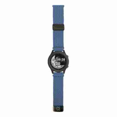 boîte de présentation de la montre interactive k-watch bleue kidywolf