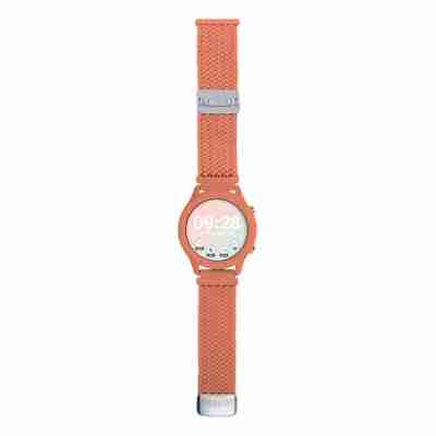 montre k-watch corail avec bracelet élastique ajustable
