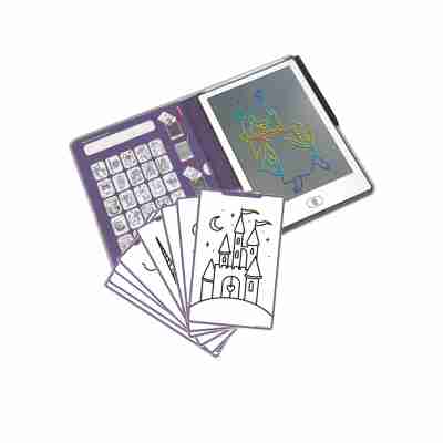Ptit Loustic – Magasin de jeux et jouets à Saint-Étienne 12 Tablette Kidydraw Mini avec cartes de l’univers Il était une fois