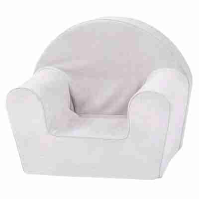 Fauteuil enfant gris Knorr Toys avec accoudoirs et assise en mousse