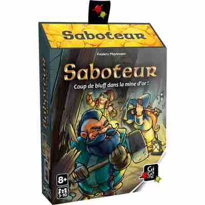 Ptit Loustic – Magasin de jeux et jouets à Saint-Étienne 9 Boîte du jeu Saboteur Gigamic avec les mineurs à la recherche d'or