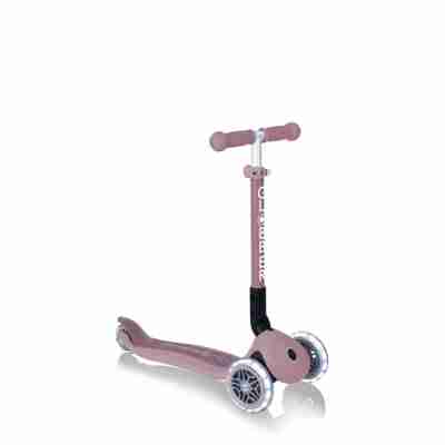 Trottinette Globber Junior Foldable Lights Eco Berry avec roues lumineuses LED