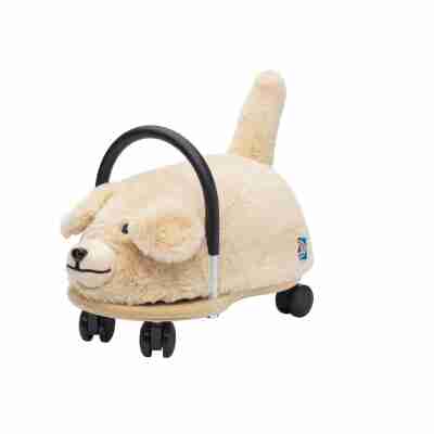 Porteur Wheely Bug Chien avec revêtement peluche crème