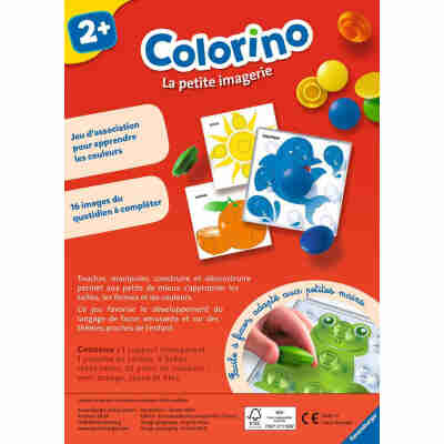 Colorino La petite imagerie avec images du quotidien à compléter pour apprendre les couleurs