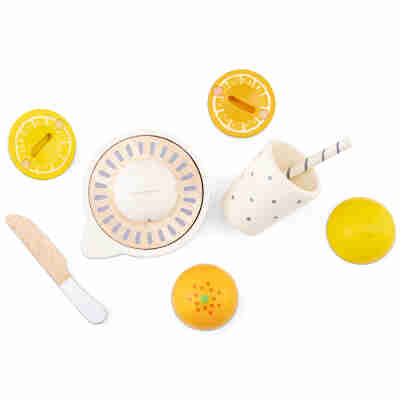 Contenu de l’ensemble presse-agrumes New Classic Toys 10709 avec accessoires