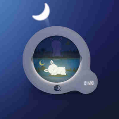 Kid'Sleep Essential Pabobo éclairé avec lapin endormi et projection de lune
