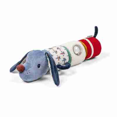 Ptit Loustic – Magasin de jeux et jouets à Saint-Étienne 9 Rouleau sonore Jules le chien Lilliputiens composé de 4 cylindres sensoriels