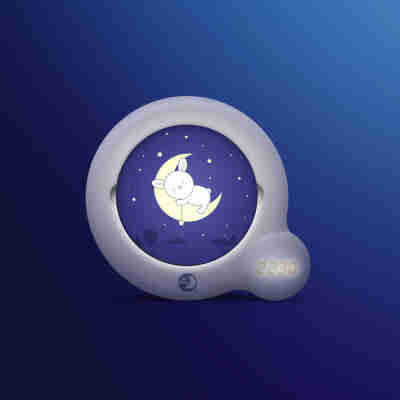 Kid'Sleep Essential Pabobo en fonction veilleuse avec lapin sur la lune