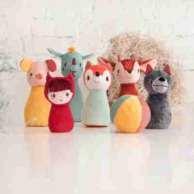Personnages du jeu de quilles forêt Lilliputiens pour enfant dès 18 mois