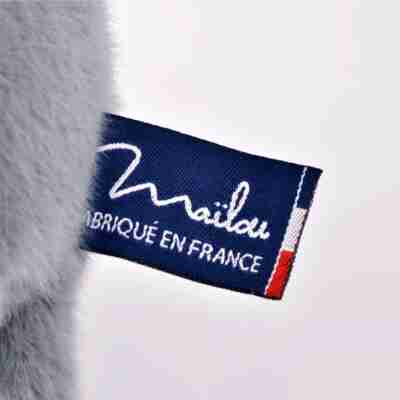 Étiquette Mailou Tradition fabriqué en France sur le Chat Méloé