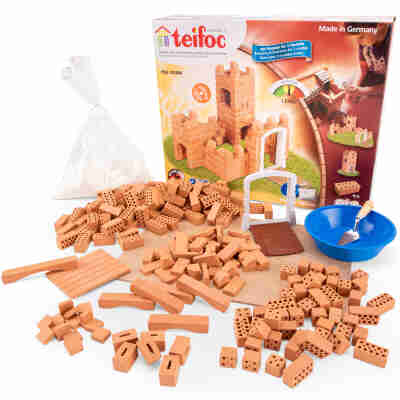 Ptit Loustic – Magasin de jeux et jouets à Saint-Étienne 3 Coffret château fort Teifoc T3500 avec 200 pièces et accessoires de construction