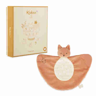 Ptit Loustic – Magasin de jeux et jouets à Saint-Étienne 4 Doudou écureuil Kaloo Grignoti présenté avec sa boîte cadeau