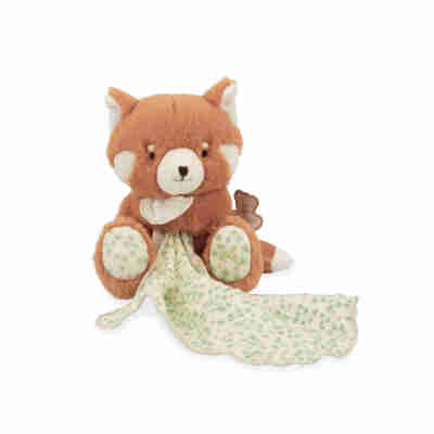 Ptit Loustic – Magasin de jeux et jouets à Saint-Étienne 9 Doudou lange panda roux Kaloo Petit Songe avec lange en mousseline