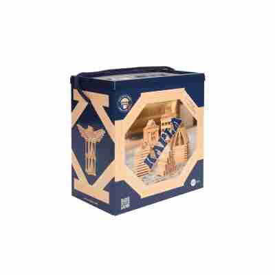 Ptit Loustic – Magasin de jeux et jouets à Saint-Étienne 1 Baril Nature Kapla contenant 120 planchettes en bois naturel