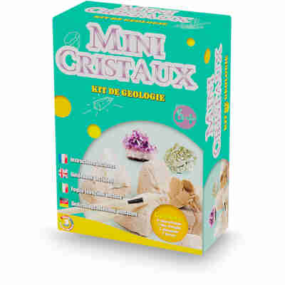Kit géologie Mini Cristaux Ulysse avec bloc d’argile et outils de fouille