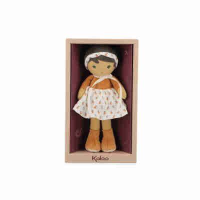 Poupée en tissu Éloïse Kaloo présentée dans sa boîte