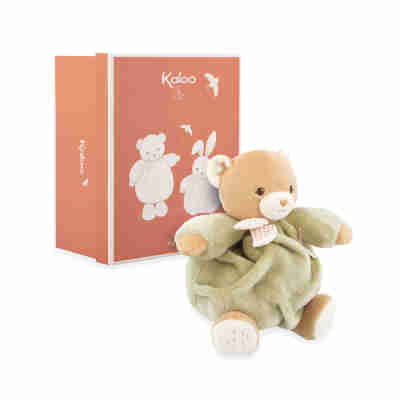 Ptit Loustic – Magasin de jeux et jouets à Saint-Étienne 13 Ours Patapouf Vert Kaloo de 17 cm avec sa boîte cadeau