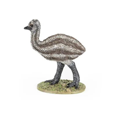 Ptit Loustic – Magasin de jeux et jouets à Saint-Étienne 4 Figurine Bébé émeu Papo 50273 debout avec long cou, plumage brun et longues pattes