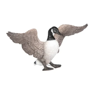 Ptit Loustic – Magasin de jeux et jouets à Saint-Étienne 3 Figurine Oie Bernache Papo 50277 avec les ailes déployées et le plumage détaillé