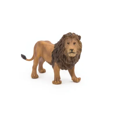 Ptit Loustic – Magasin de jeux et jouets à Saint-Étienne 3 Figurine Lion Papo 50040 avec sa grande crinière brune