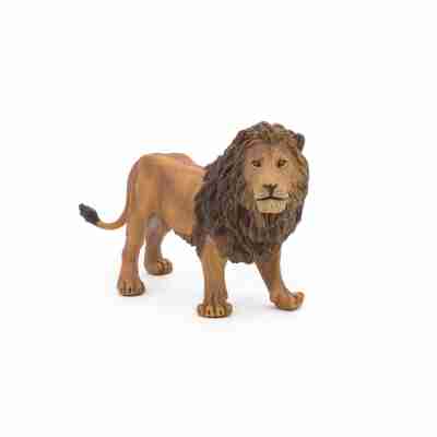 Figurine Lion Papo 50040 avec sa grande crinière brune