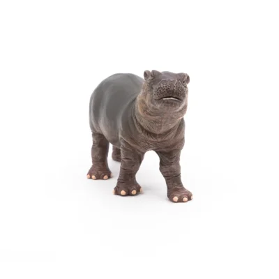 Figurine Bébé hippopotame Papo 50052 vue de face
