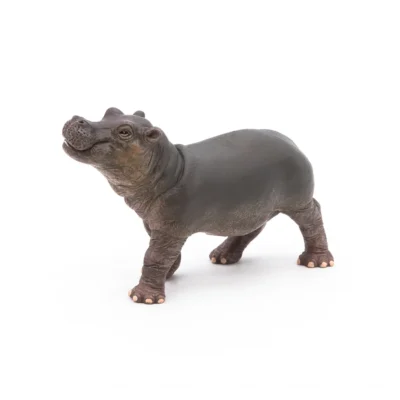 Bébé hippopotame Papo 50052 en marche avec sa peau plissée