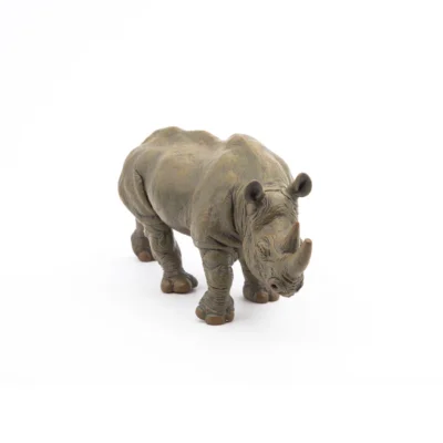 Figurine Rhinocéros noir Papo 50066 vue de face