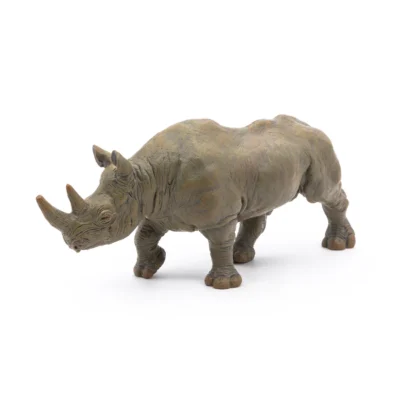 Rhinocéros noir Papo 50066 en marche avec sa peau plissée