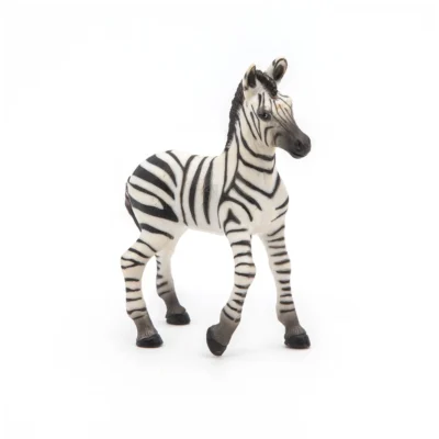 Figurine Bébé zèbre Papo 50123 debout avec une patte avant relevée