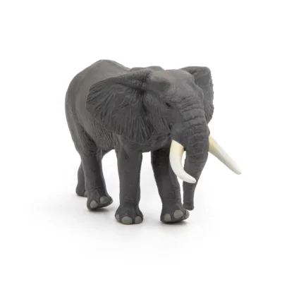 Ptit Loustic – Magasin de jeux et jouets à Saint-Étienne 19 Figurine Éléphant d'Afrique Papo 50192 avec grandes oreilles, trompe et défenses