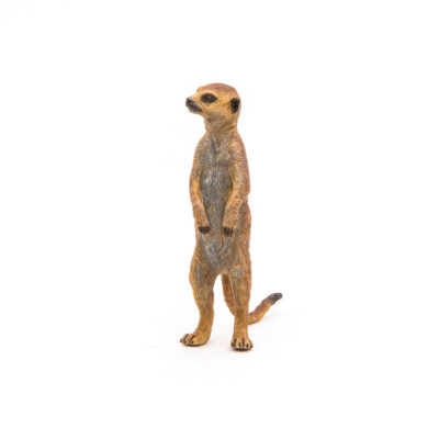 Suricate debout Papo 50206 vu de trois quarts avec pattes avant repliées