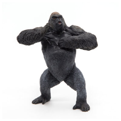 Ptit Loustic – Magasin de jeux et jouets à Saint-Étienne 5 Figurine Gorille des montagnes Papo 50243 debout avec les bras devant le torse