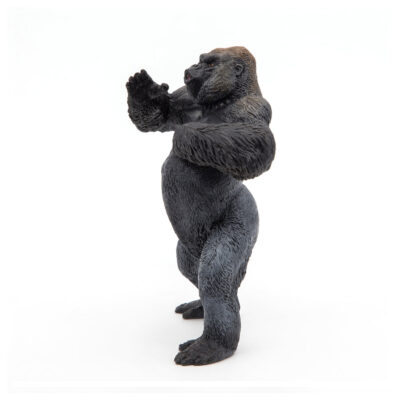 Ptit Loustic – Magasin de jeux et jouets à Saint-Étienne 6 Figurine Gorille des montagnes Papo vue de profil avec pelage sombre détaillé