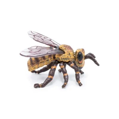 Ptit Loustic – Magasin de jeux et jouets à Saint-Étienne 8 Figurine Abeille Papo vue de profil avec abdomen rayé et grandes ailes nervurées