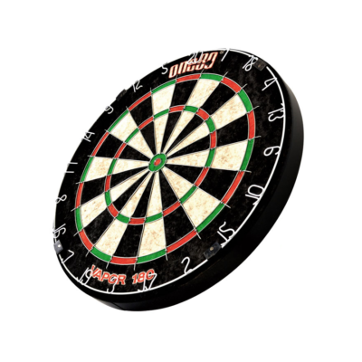 Cible de fléchettes Vapor 180 en sisal avec zones doubles et triples