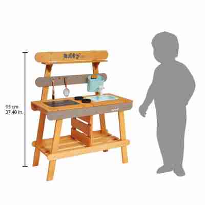 Dimensions de la Cuisine d’extérieur Muddy Lab Janod haute de 95 cm