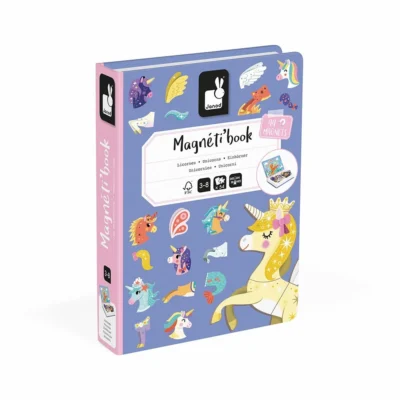 Coffret Magnéti'book licornes Janod J02584 avec 44 magnets