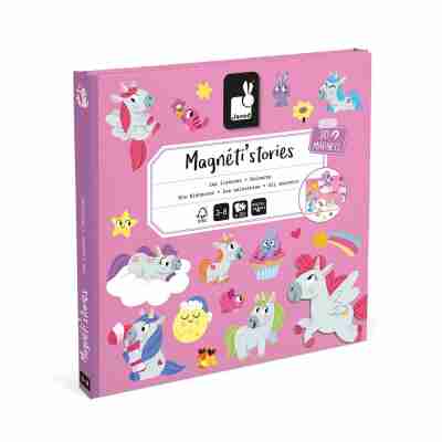 Coffret Magnéti'stories les licornes Janod J05452 avec 30 magnets