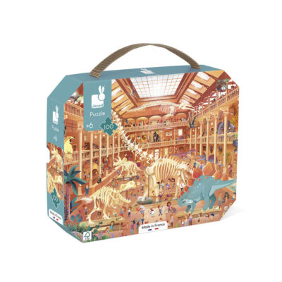 Valisette du Puzzle Musée Histoire Naturelle Janod 100 pièces