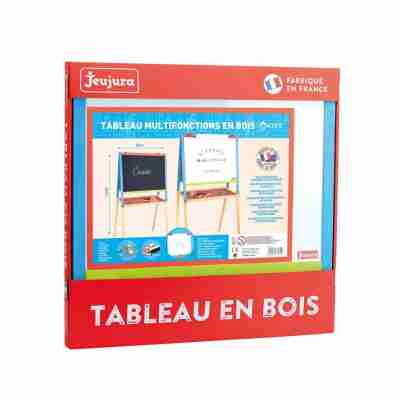 Emballage du tableau multifonctions en bois Jeujura fabriqué en France dès 3 ans