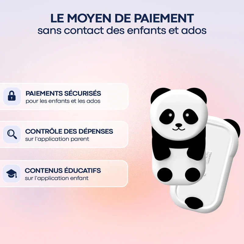 Money Walkie – Porte-monnaie sans contact pour enfant 3 Présentation des paiements sécurisés et du contrôle des dépenses Money Walkie